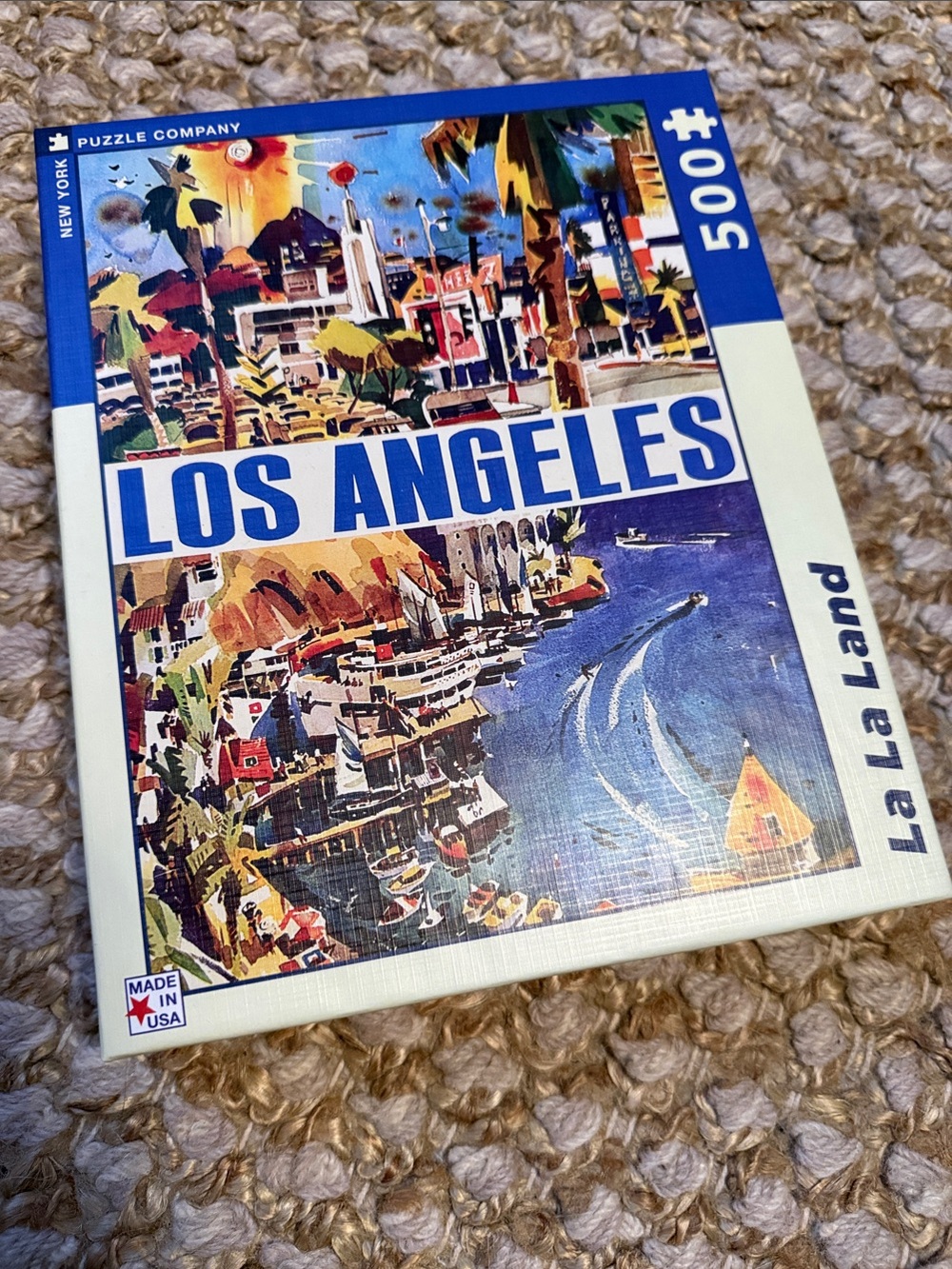Los Angeles 500-Piece Puzzle - Blue/Multicolor
